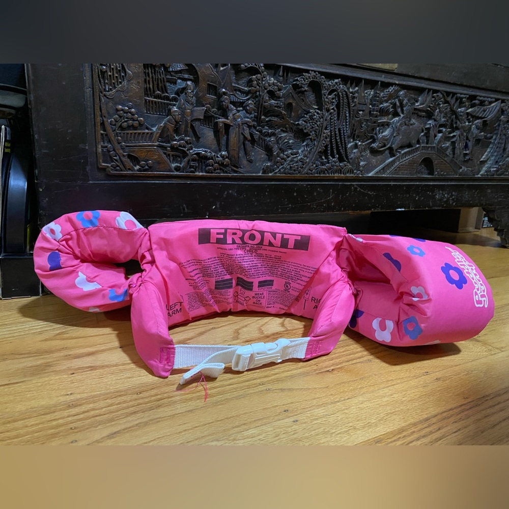 Kids Puddle Jumper Life Vest Life Jacket Pink Seahorse